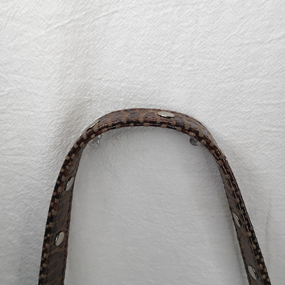 Rebecca Minkoff Brown Snake Print Crossbody Bag - Picture 12 of 14